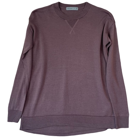 Icebreaker Women's Wool Blend Crewneck Long Sleeve Lightweight Sweatshirt XS - Picture 9 of 16